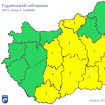 Közeleg a vihar, figyelmeztetést adtak ki az ország jó részére – térkép