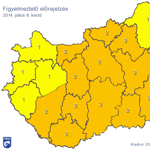 Jégeső, orkánerejű szél - heves viharok miatt adtak ki országos figyelmeztetést (térképpel)