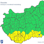 Riasztást adtak ki több régióra - térkép