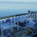 Jegesedik a Balaton - fotók