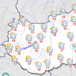 Pénteken még felhős lesz az ég, de elkezd melegedni az idő