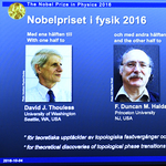 Fizikai Nobel-díj az anyag szokatlan állapotának tanulmányozásáért