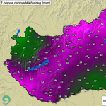 Diósgyőrben volt a legtöbb csapadék az elmúlt egy hétben