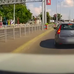 Büntetőfékezés okozott sérülést a Budapest Parknál - videó