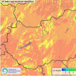 UV-sugárzás miatt adott ki figyelmeztetést a meteorológiai szolgálat