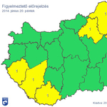 Megjött a hidegfront: figyelmeztetést adtak ki hét megyére – térkép