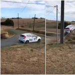 Hatalmasat repült egy Ford Fiesta a hétvégi francia ralin – videó