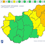 A fél országra figyelmeztetést adtak ki viharok miatt