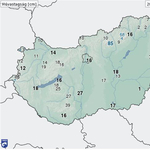 Majdnem 90 centis a hó Kékestetőn – csapadéktérkép