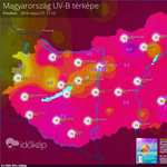 Kánikulai hétvégénk lesz, itt az UV-veszély – térkép