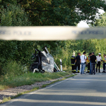 Fotók a halálos buszbaleset helyszínéről