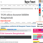 TGM: Utóirat Bangónéhoz