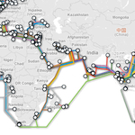 Világtérkép a tenger alatti internet hálózatról