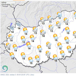 Felhős idő várható, de néhány órára kisüthet a nap is