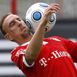 Ribéry nagyon szerencsétlenül lépett rá a labdára