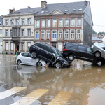 Autókat sodor el az árvíz, újra nagy esők voltak Belgiumban