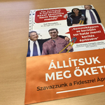 Megérkezett a Fidesz-plakát a postaládákba is