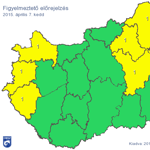 Riadó a végeken – 8 megyére adtak ki figyelmeztetést (térkép)