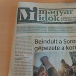 Kitört a Soros-vész a Magyar Időkben - fotók