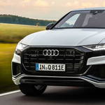 Magyarországon a 462 lóerős, zöld rendszámos Audi Q8