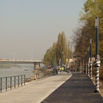 Vélhetően lett egy újabb fura bicikliútja Budapestnek