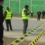 Így vették blokád alá a Lidl áruházat - videó