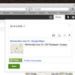 Google+ újítás: Google Maps helyek megosztása egy mozdulattal