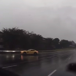 A túl magabiztos Mercedes AMG GT-t sem kímélte az aquaplaning – videó