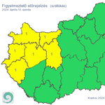 Riasztást és figyelmeztetést adtak ki a nagy szél miatt, de napos, nyárias időnk lesz