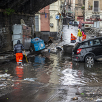 Hatalmas vihar volt Szicíliában, víz alá került Catania egy része