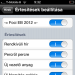 Kövesse iPhone-ján a foci-Eb eseményeit!