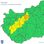 Erős szél: már másodfokú a riasztás Budapesten és környékén