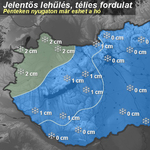 Havazást hoz az újév - térkép