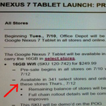 Már holnap megjelenhet a Google Nexus 7 táblagép