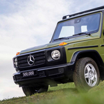 Retrodizájnnal ünnepel a félmilliomodik Mercedes G-osztályú terepjáró