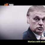 Berakták a főgonoszok közé a német köztévében a Trump-fejű Orbánt – videó