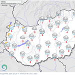 Ónos eső, melegfront, erős szél, mozgalmas lesz a szerdai időjárás