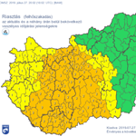 Komoly felhőszakadás miatt adott ki riasztást a meteorológia