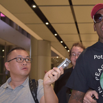 Dennis Rodman elsírta magát Kim Dzsong Un és Donald Trump találkozóján