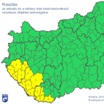 Riasztást adtak ki a szél miatt a Dunántúl egy részére