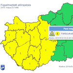 Figyelmeztetést adtak ki, viharok jönnek ma a 30 fok után