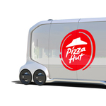 Pont olyanra sikerült a Pizza Hut önvezető autója, mint a Black Mirror életveszélyes furgonja