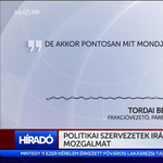 Tordai Bence: A HírTV riportere adta ki magát a Tanítanék tagjának, hogy hiteltelenítse a tiltakozást