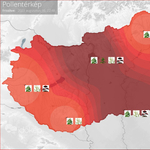 Itt az aktuális pollentérkép: az allergiásoknak nem nagyon maradt hely, ahova itthon elmenekülhetnének