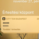 Furcsa jelzéseket küldött a mobilokra a budapesti City Taxi alkalmazása