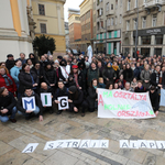 Hat budapesti gimnázium tanárai tartottak közös demonstrációt a sztrájkrendelet ellen