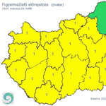 Zivatarokra figyelmeztet a HungaroMet: akár jégeső is jöhet hétfőn