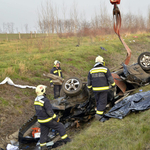 Meghalt a ripityára tört autó sofőrje - fotó