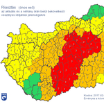 A helyzet továbbra is súlyos - itt a legfrissebb riasztási térkép