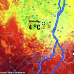 Közel 10 fokos hőmérséklet-különbség alakult ki Budapesten belül